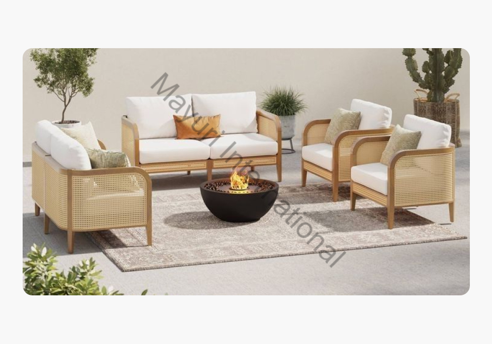 Cane Sofa Sets 