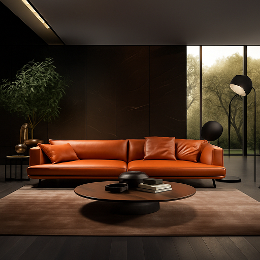image of Leather sofa 