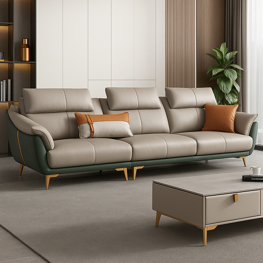 image of Leather sofa 